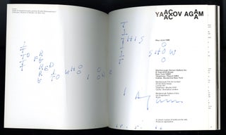 Yaacov Agam. Inscribed to "Fred" Wight?
