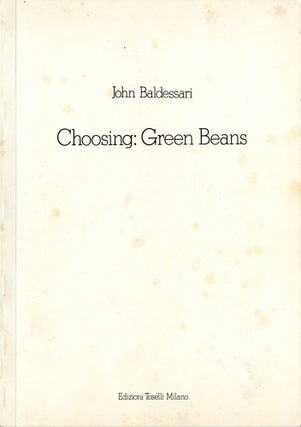 Item #01941 Choosing: green beans. John Baldessari