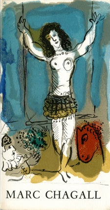 Item #05472 Hommage à Marc Chagall, with original lithograph cover (Mourlot 477a). Marc. Eluard...