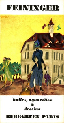Item #09201 Feininger: huiles, aquarelles & dessins, présenté par William S. Lieberman. Lyonel....