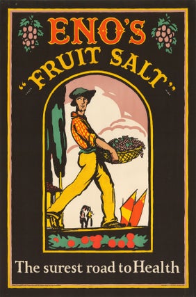 Item #10021 Eno’s “fruit salt”; the surest road to health (2 posters). Claud Lovat Fraser