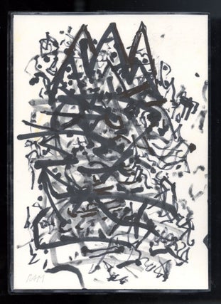 Item #110007 Untitled gestural drawing on ivory paper, 2003. Richard Allen Morris