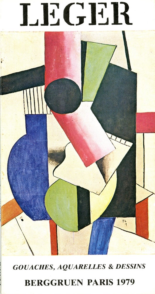 Item #19901 F. Léger: gouaches, aquarelles, dessins. Fernand Léger, Leger.