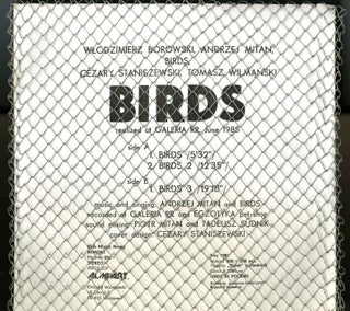 Item #23991 Ptaki. Birds, realized at Galeria RR, June 1985 [12-inch vinyl LP record in...