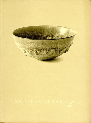 Item #24492 Gertrud and Otto Natzler ceramics: catalog of the collection of Mrs. Leonard M....