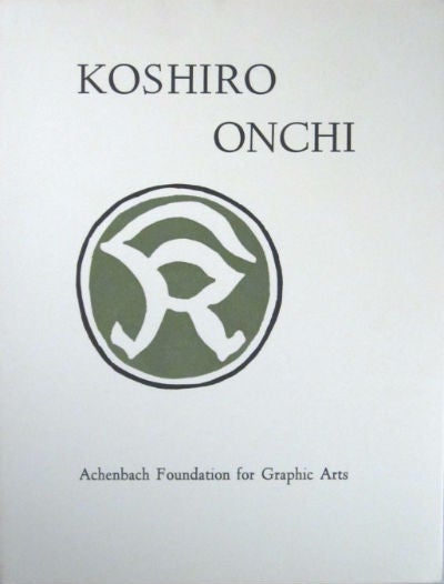 Item #25101 Koshiro Onchi, 1891-1955: woodcuts. Koshiro Onchi, Achenbach Foundation for Graphic Arts.