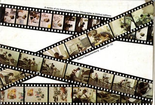 Item #26601 Robert Rauschenberg: reels (B+C): a series of six hand-printed color lithographs in...