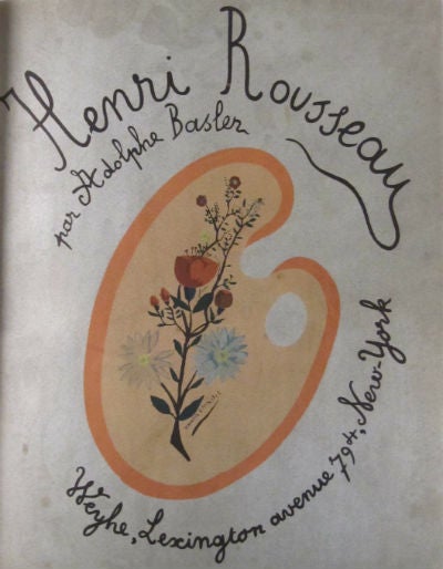 Item #27501 Henri Rousseau (sa vie — son oeuvre). Henri Rousseau, Adolphe Basler.