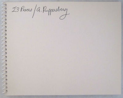 Item #27902 23 pieces. SIGNED. Allen Ruppersberg.