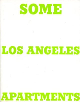 Item #28005.3 Some Los Angeles apartments. Second edition, 1970. Edward Ruscha