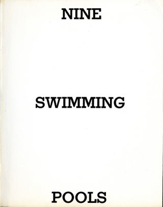 Item #28015.1 Nine swimming pools and a broken glass. First edition. Fine. Edward Ruscha