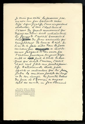 Item #30201 Camera work number 2 (April 1903) supplement; facsimile letter supplied with number 3...