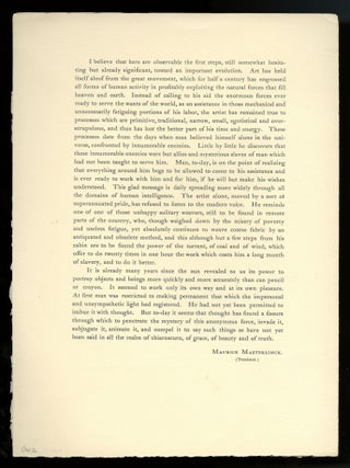 Camera work number 2 (April 1903) supplement; facsimile letter supplied with number 3 (July 1903)