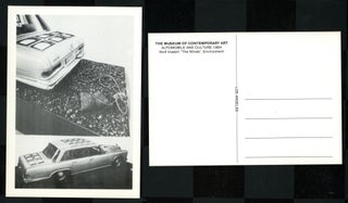 Item #34101 "The Winds." Postcard. Automobile and Culture, 1984. Wolf Vostell