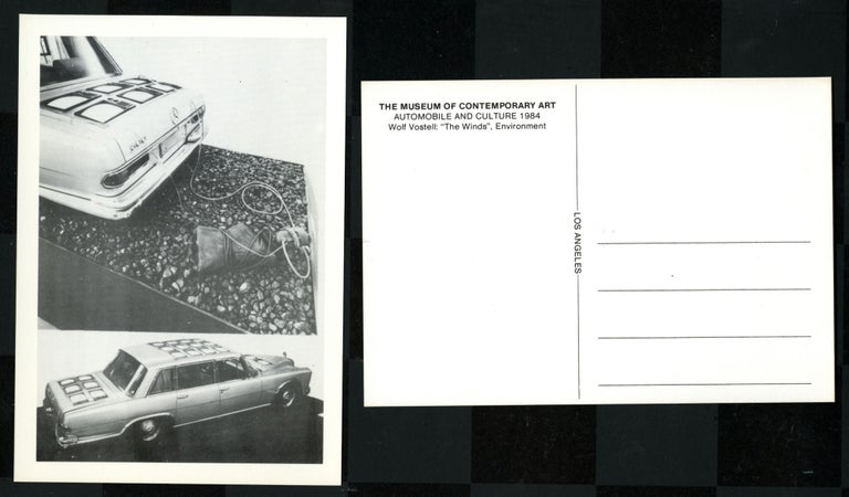 Item #34101 "The Winds." Postcard. Automobile and Culture, 1984. Wolf Vostell.