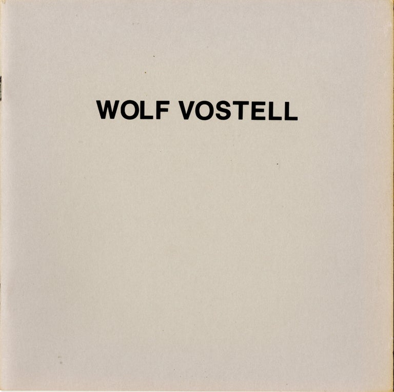 Item #34102 LAICA - Los Angeles - Ars Viva - Berlin 1980. Wolf Vostell.