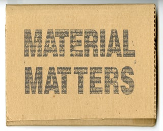 Item #55051 Material Matters: art in the Anchorage. Inscribed. Hope Sandrow