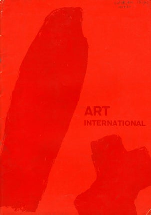 Art international, Vol. III:1/2, 1959, through Vol. X:10, Dec. 1966. SALE PRICE through 31 December 2022