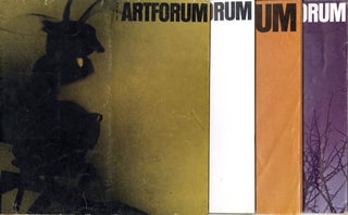 Item #68990 Artforum, volumes 1, numbers 1-12 (June 1962–June 1963), rare complete volume. John...