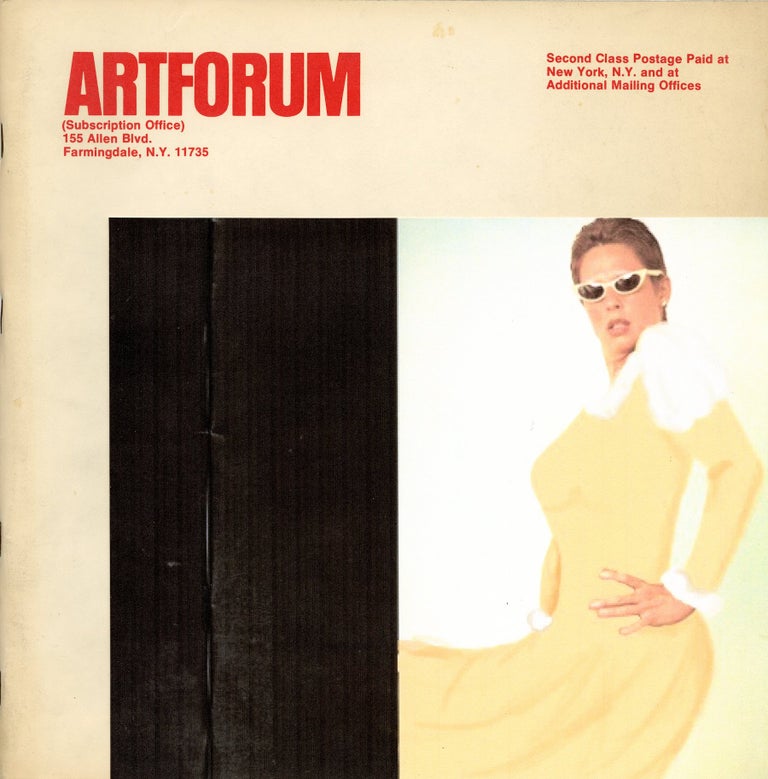 Item #69050 Artforum, volume XIII [13], number 3, November 1974. Complete with controversial Lynda Benglis/Paula Cooper Gallery advertisement. Exceptional condition. John Coplans, volume XIII Artforum, November 1974. Lynda Benglis issue, number 3, 13.