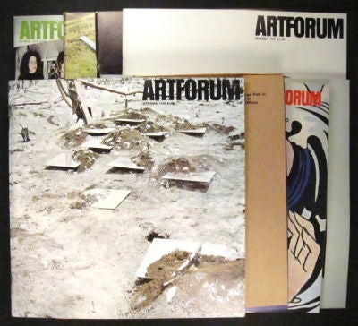 Item #69101 Artforum published 8 major pieces written by Robert Smithson. Here is the complete group. Robert. Artforum. Leider Smithson, Philip.