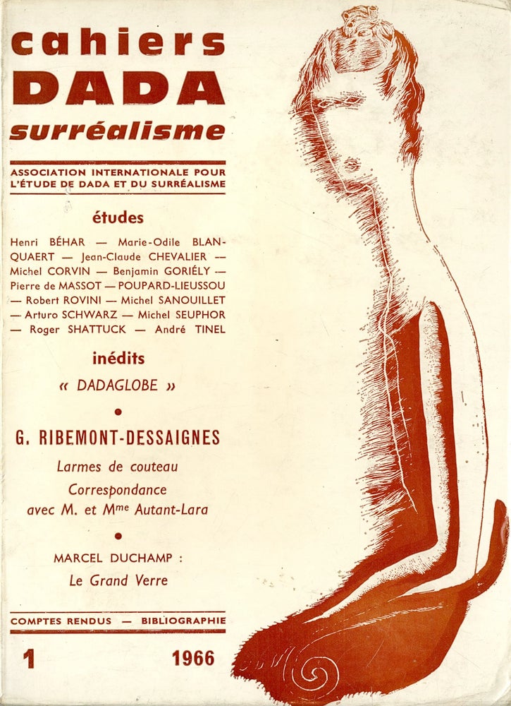 Item #70371 Cahiers de l'association internationale pour l'étude de Dada et du Surréalisme 1-4 ( complete set). L'association internationale pour l'étude de Dada et du Surréalisme.