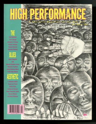 Item #73551 High performance #52, Winter 1990, volume 13, number 4: The blues aesthetic. Steven...