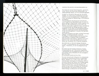 IL 1: Mitteilungen des Instituts für leichte Flächenstragwerke (IL). Information for Light Weight Structures (IL). Director: Frei Otto