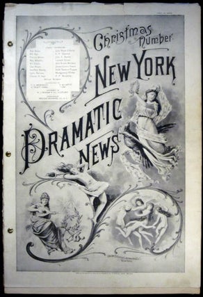 Leander Richardson's Illustrated Dramatic News. Also New York Dramatic News. Christmas issues for 1889, 1890, 1892, 1894. SALE PRICE through December 31, 2022