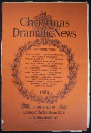 Leander Richardson's Illustrated Dramatic News. Also New York Dramatic News. Christmas issues for 1889, 1890, 1892, 1894