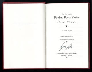 Item #86101 The City Lights Pocket Poets Series: a descriptive bibliography. With an introduction...