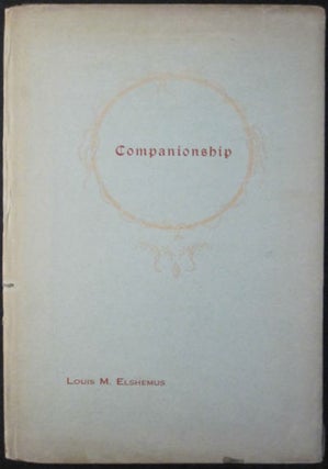 Item #87301 Companionship. Louis M. Elshemus, Eilshemius