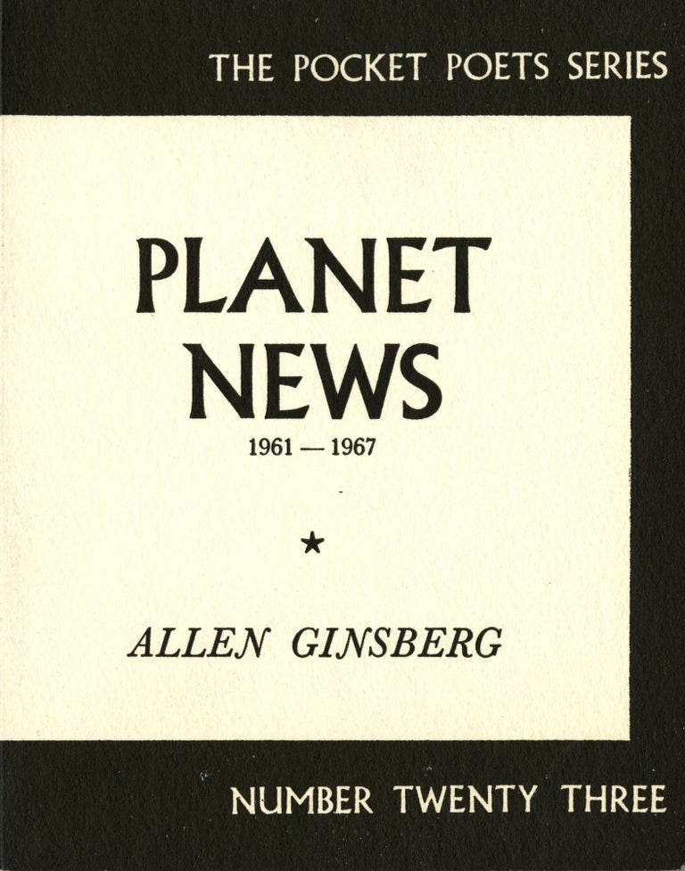 Item #88401 Planet news 1961-1967. True first edition. Allen Ginsberg.