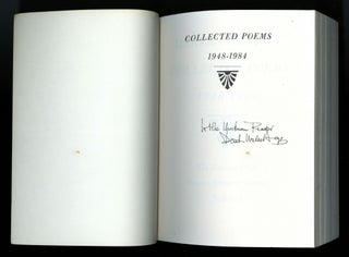 Collected poems 1948–1984. Inscribed